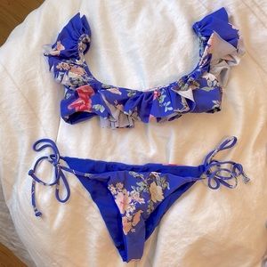 Lovers & Friends ruffle bikini set